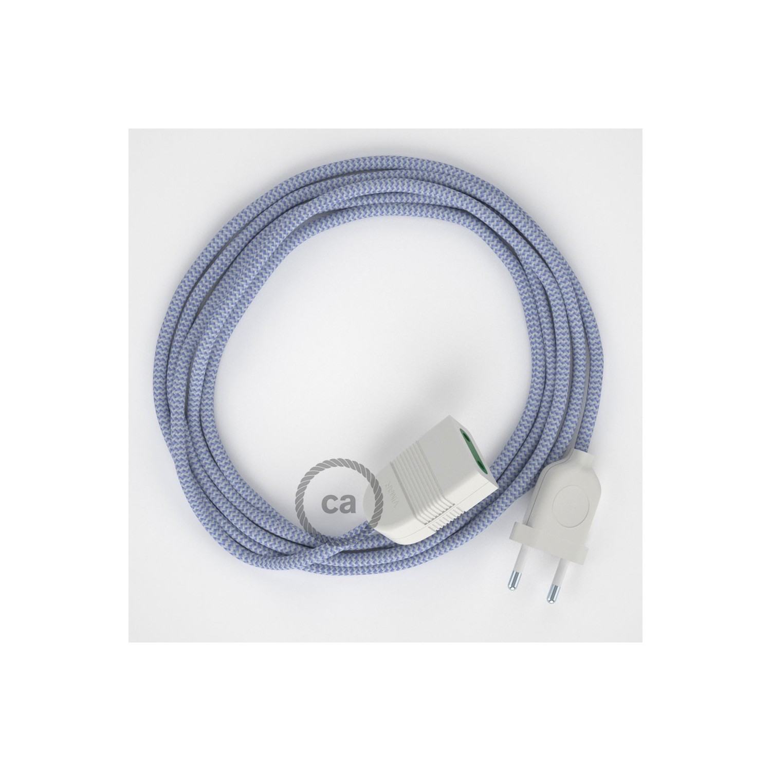 Produžni kabel za napajanje (2P 10A) Cik-Cak Lilla Rajon RZ07 - Made in Italy