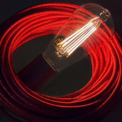 LED prozirna žarulja- Edison ST64 duge žarne niti - 7W E27 dekorativna Vintage Dimabilna ( s prigušivanjem svjetla ) 2200K
