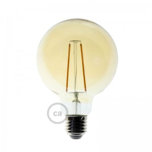 LED zlatna žarulja - Globe G95 duge žarne niti - 4W E27 dekorativna Vintage 2000K