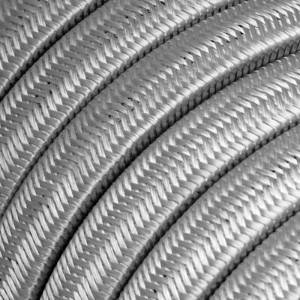 Tekstilni električni kabel za Svjetlosni lanac prekriven CM02 srebrnim tekstilom