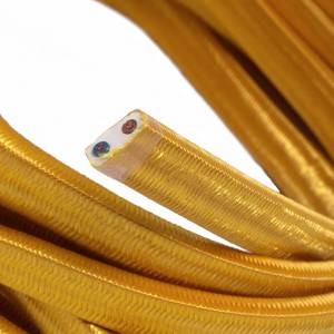 Tekstilni električni kabel za Svjetlosni lanac prekriven CM05 zlatnim tekstilom