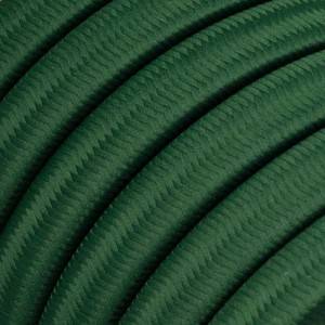 Tekstilni električni kabel za Svjetlosni lanac prekriven CM21 tamno zelenim tekstilom