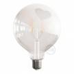 LED žarulja globus G125 zakrivljena spiralna nit - Tattoo Lamp® Cuore 4W E27 2700K