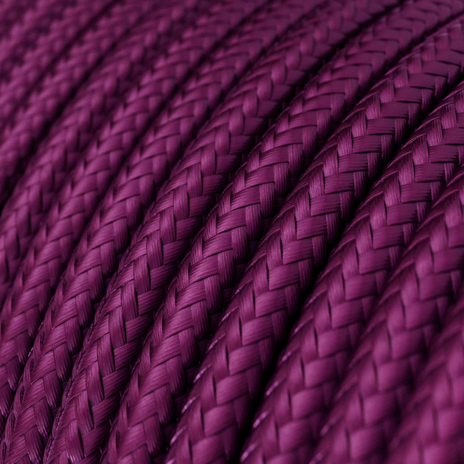 Okrugli električni tekstilni rayon kabel - RM35 Ultra ljubičasti
