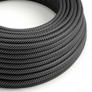 Vertigo električni tekstilni kabel - grafit & crna Flex ERM38
