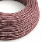 Vertigo električni tekstilni kabel - pink & Maroon Flex ERM47