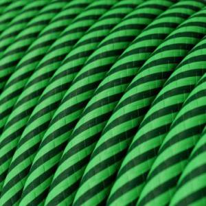 Vertigo električni tekstilni kabel - kivi & zeleni Flex ERM48