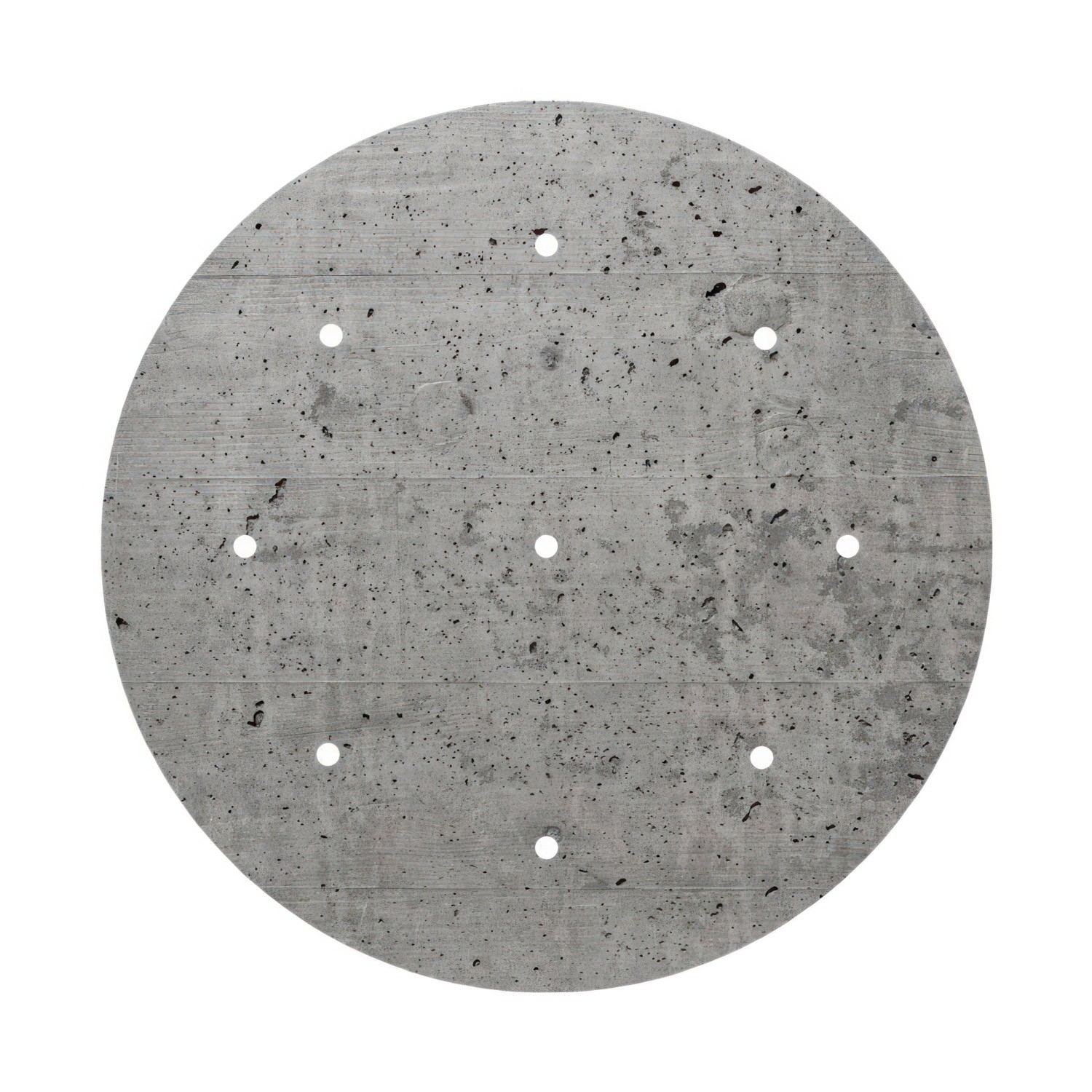 Velika okrugla dekoracija za stropnu rozetu 400 mm - Rose-One sistem s 9 rupa i 4 bočne rupe