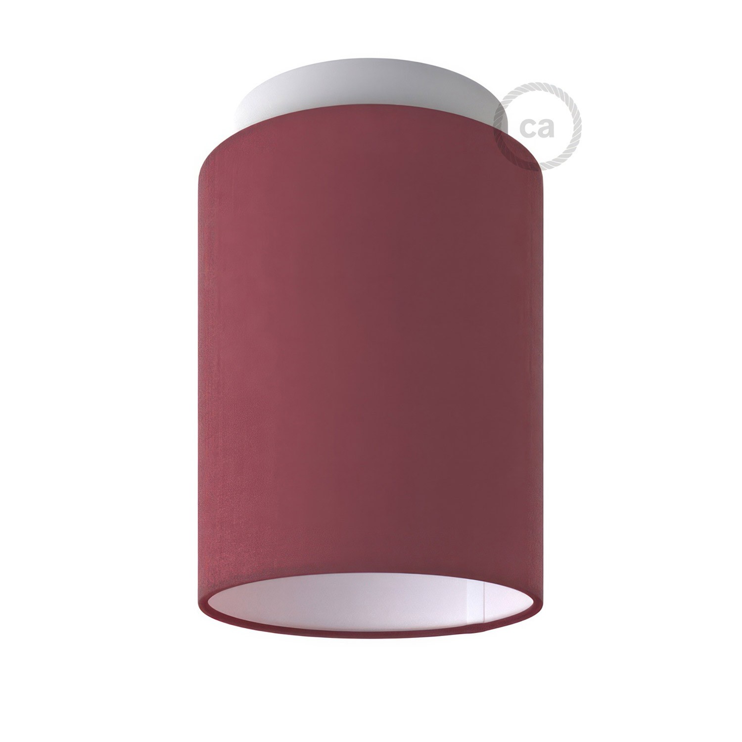 Fermaluce Pastel s Cylinder sjenilom, metalna zidna ili stropna lampa