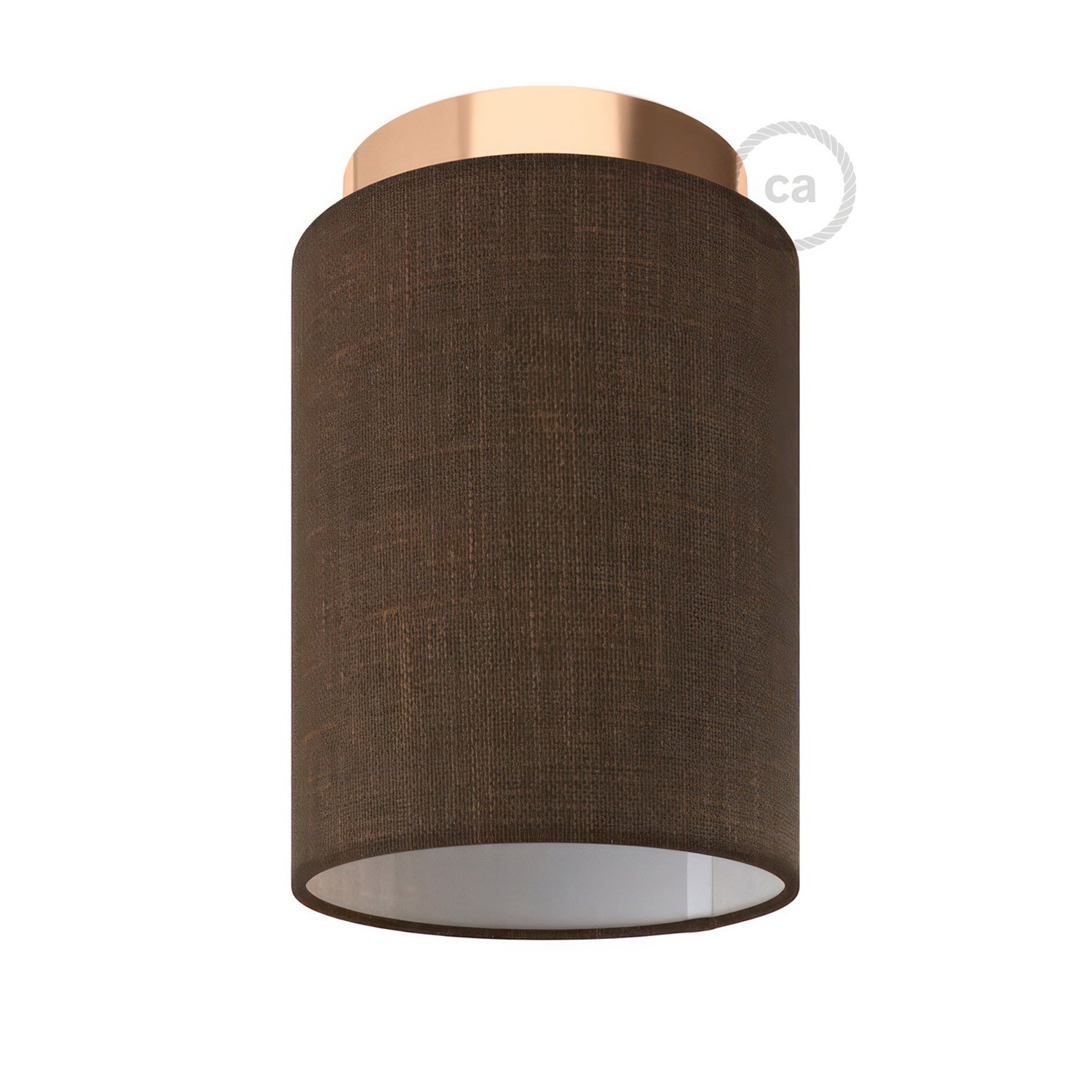 Fermaluce Glam s Cylinder sjenilom, metalna zidna ili stropna lampa