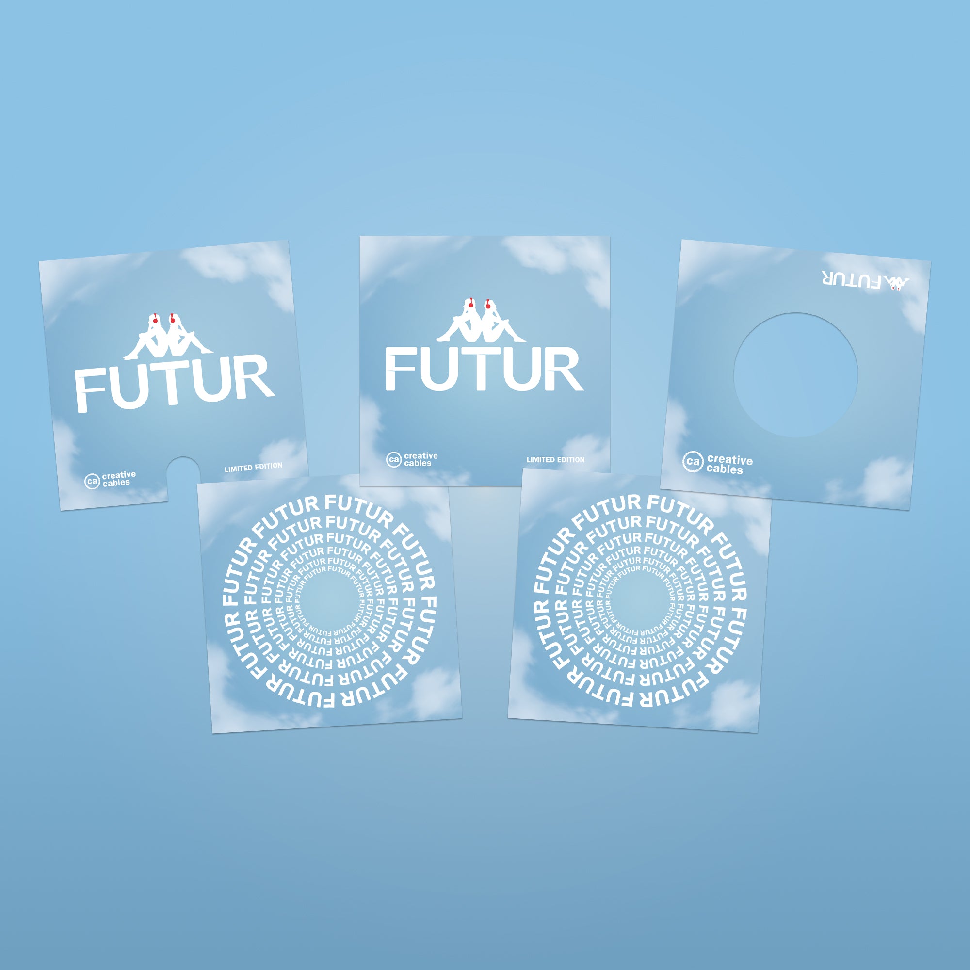 Stolna lampa Cubetto "Futur" sa Žarulja Ghost - Futur Festival
