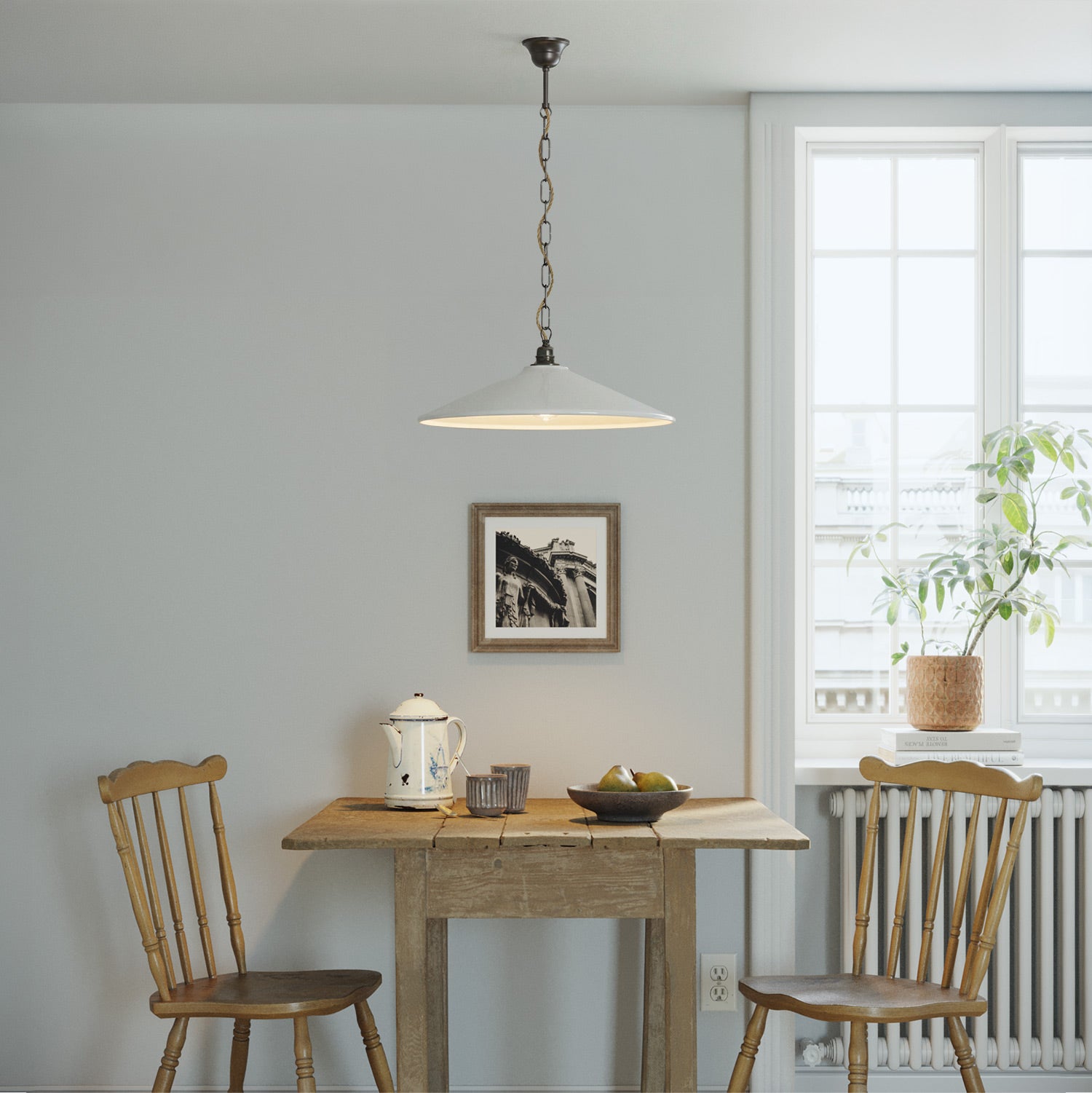 Navojna šipka s zavarenom kukom za lustere s lancem - duljina 85 mm (M10x1)