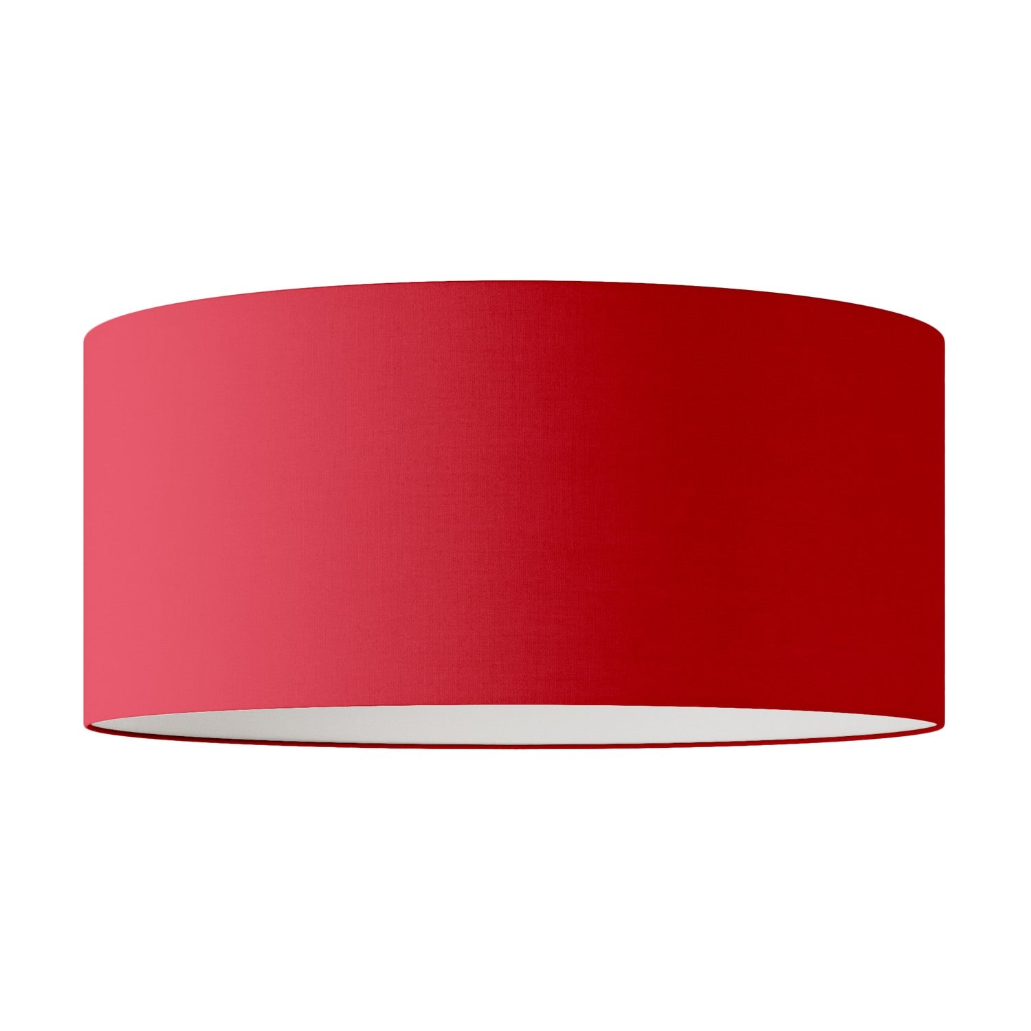 Paralume Cilindro XXL in tessuto con attacco E27 - Made in Italy - Teletta Rosso