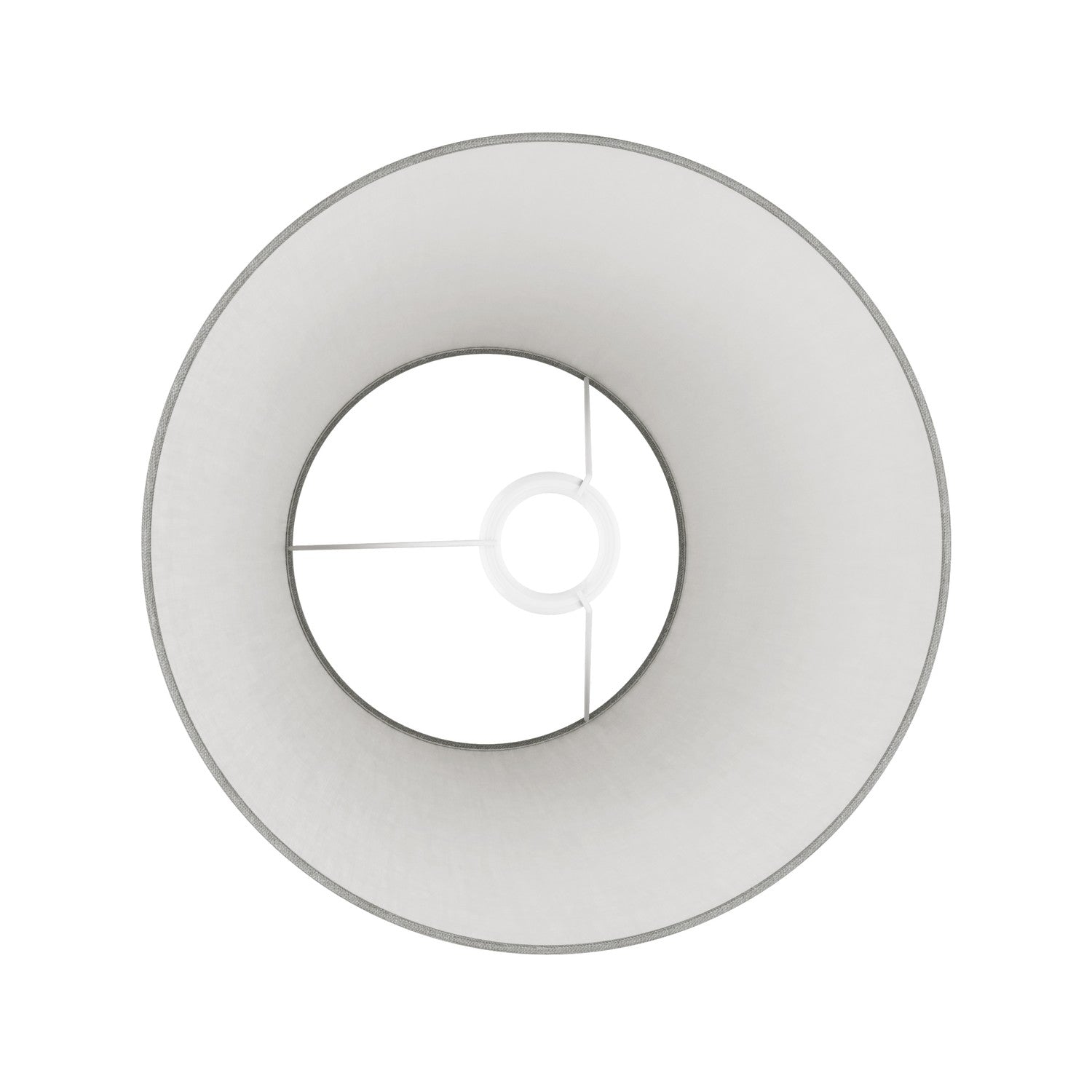 Paralume Impero M in tessuto per lampada da terra con attacco E27 - Made in Italy - Camelot Grigio