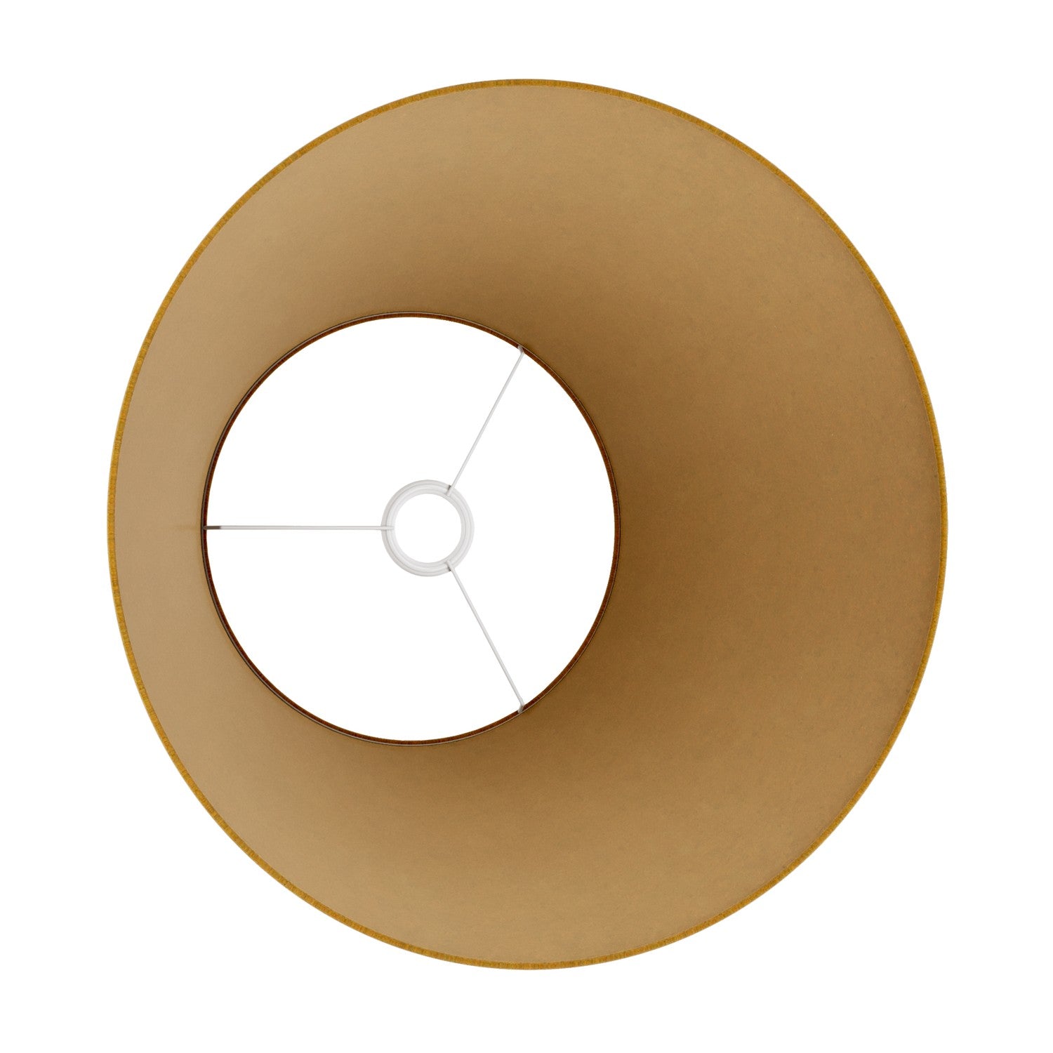 Paralume Impero L per sospensione con attacco E27 - Made in Italy -Lana Senape