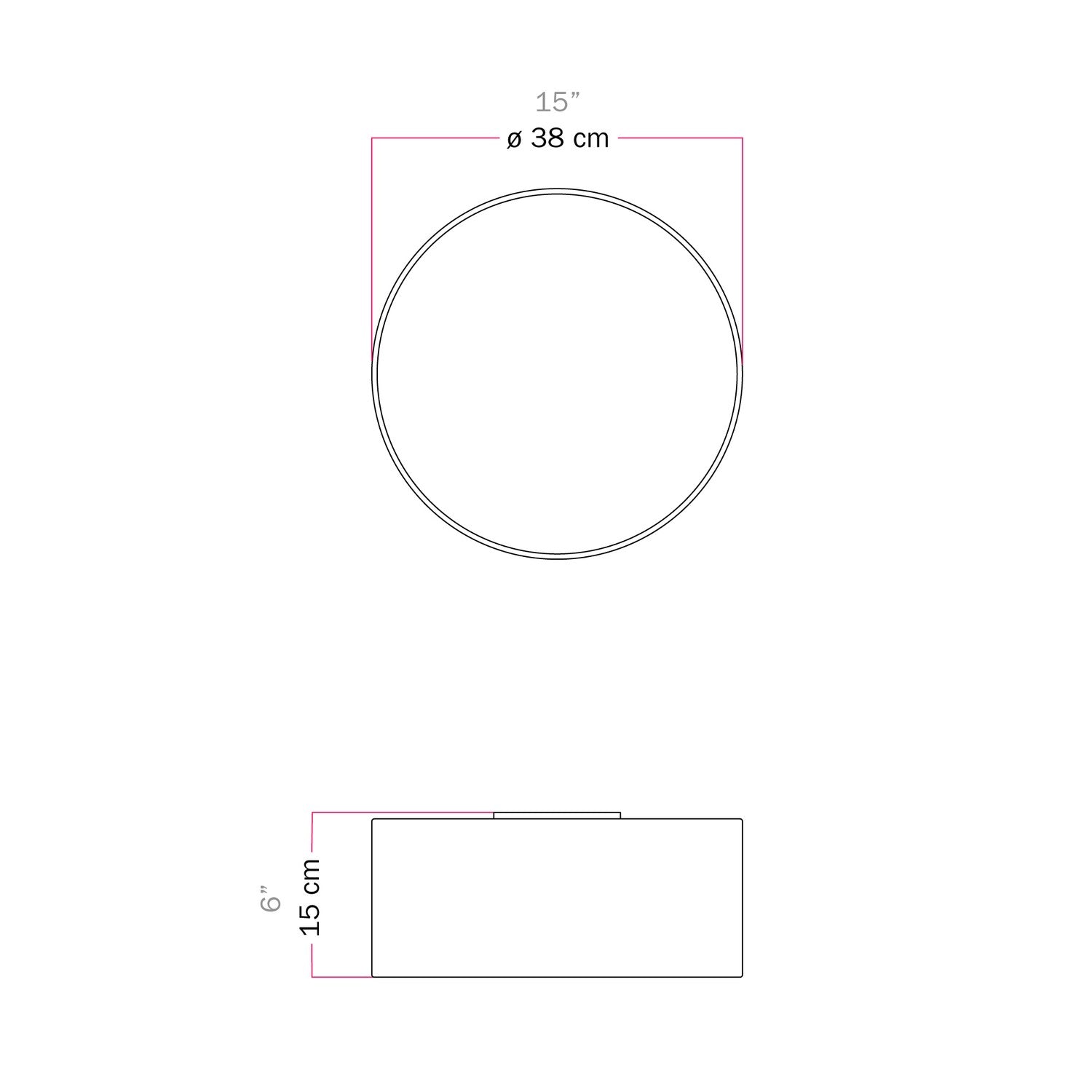 Plafoniera in tessuto Small - Made in Italy - Arenal Oro