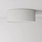 Plafoniera in tessuto Medium Slim - Made in Italy - Lino Crudo