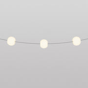 Catena luminosa 3 punti luce da esterno IP67 Grigio - Marina3 Cherry 70 cm