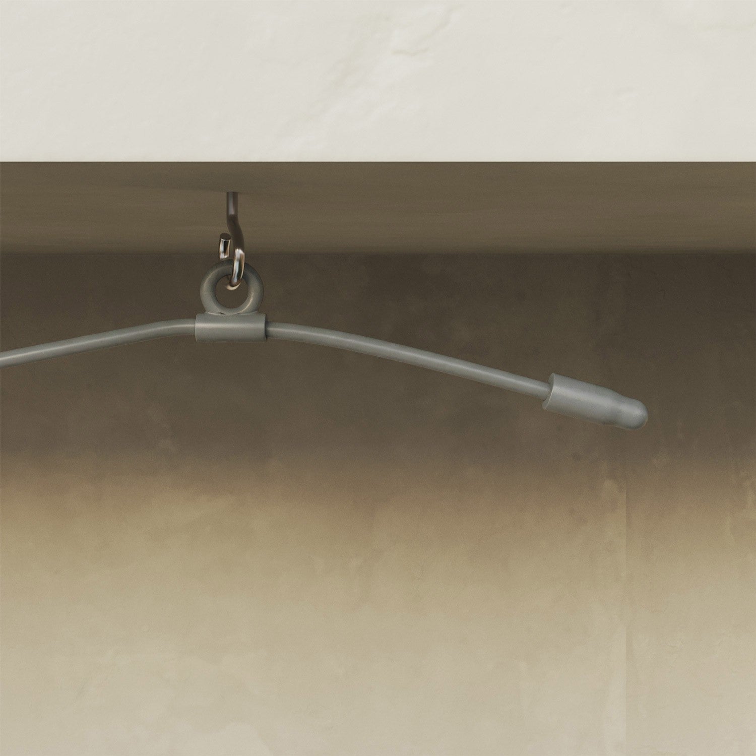 Catena luminosa 3 punti luce da esterno IP67 Grigio - Marina3 Cherry 70 cm