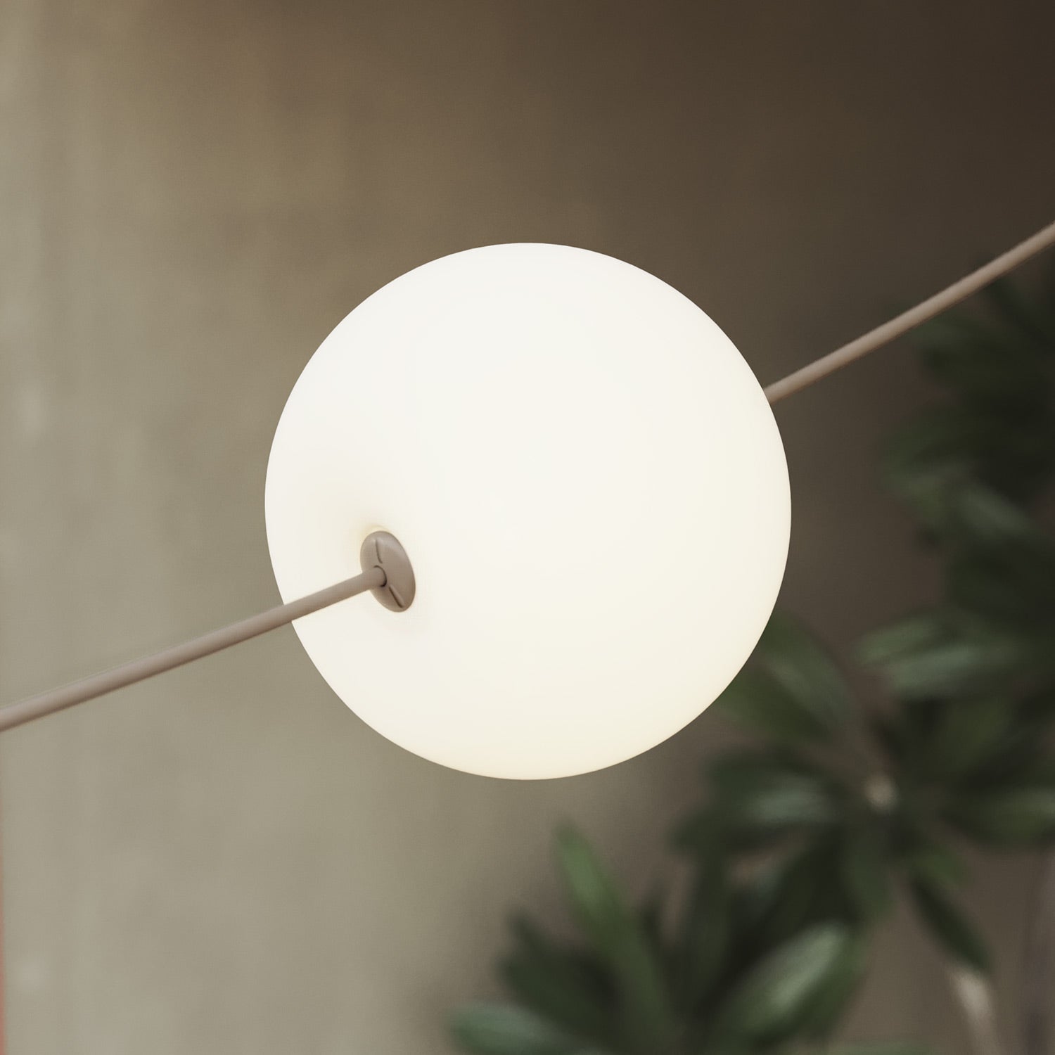 Catena luminosa 6 punti luce da esterno IP67 Desert Brown - Marina6 Cherry 70 cm