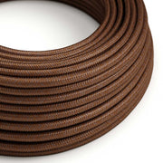 Cavo tessile per illuminazione color Ruggine - L'Originale Creative Cables, ideale per lampade classiche e moderne - RM36