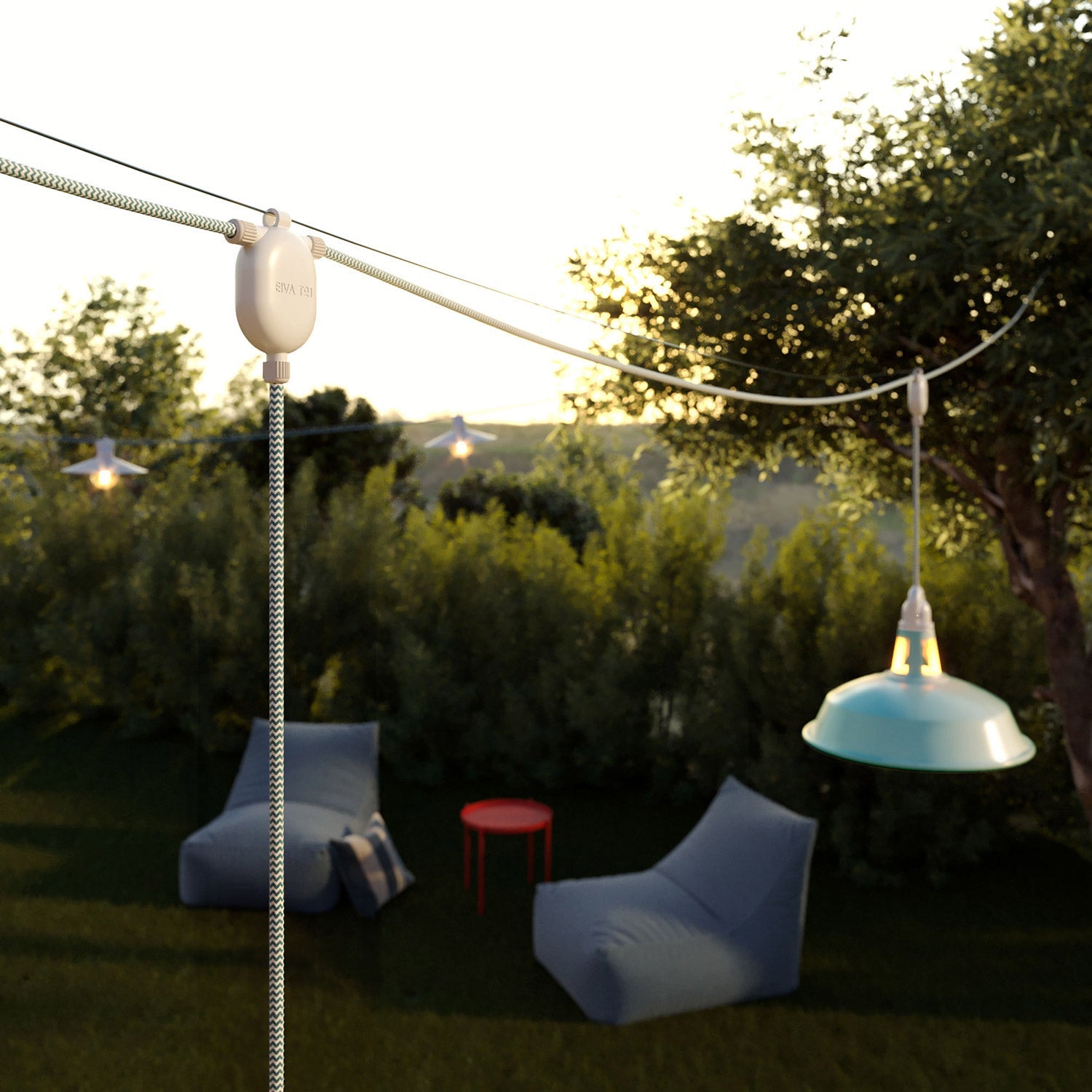 EIVA-3 Giunto a 3 vie IP65 per esterno - Sistema Modulair - Bianco