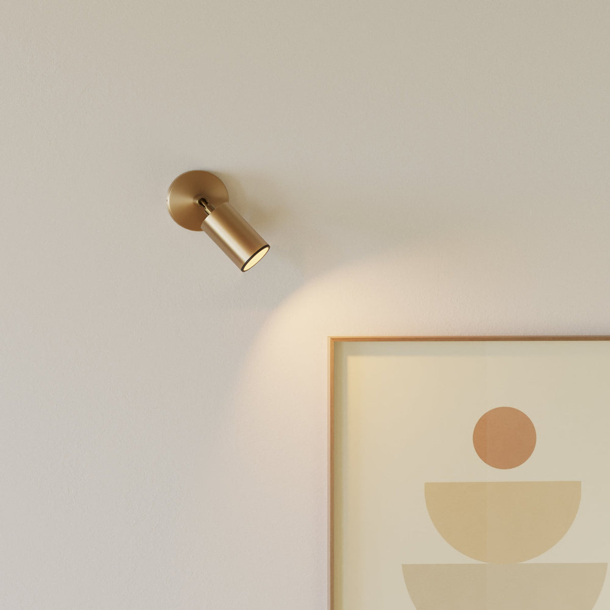 Faretto GU10 orientabile da parete o soffitto Bispot - Bronzo satinato / Nero Si No