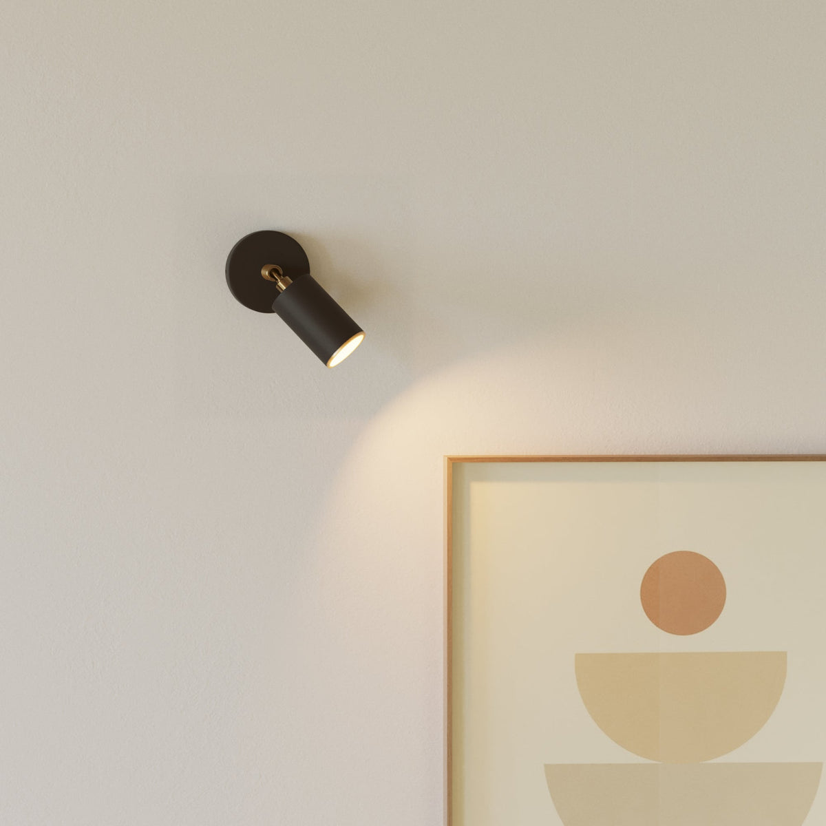 Faretto GU10 orientabile da parete o soffitto Bispot - Nero / Bronzo satinato Si No