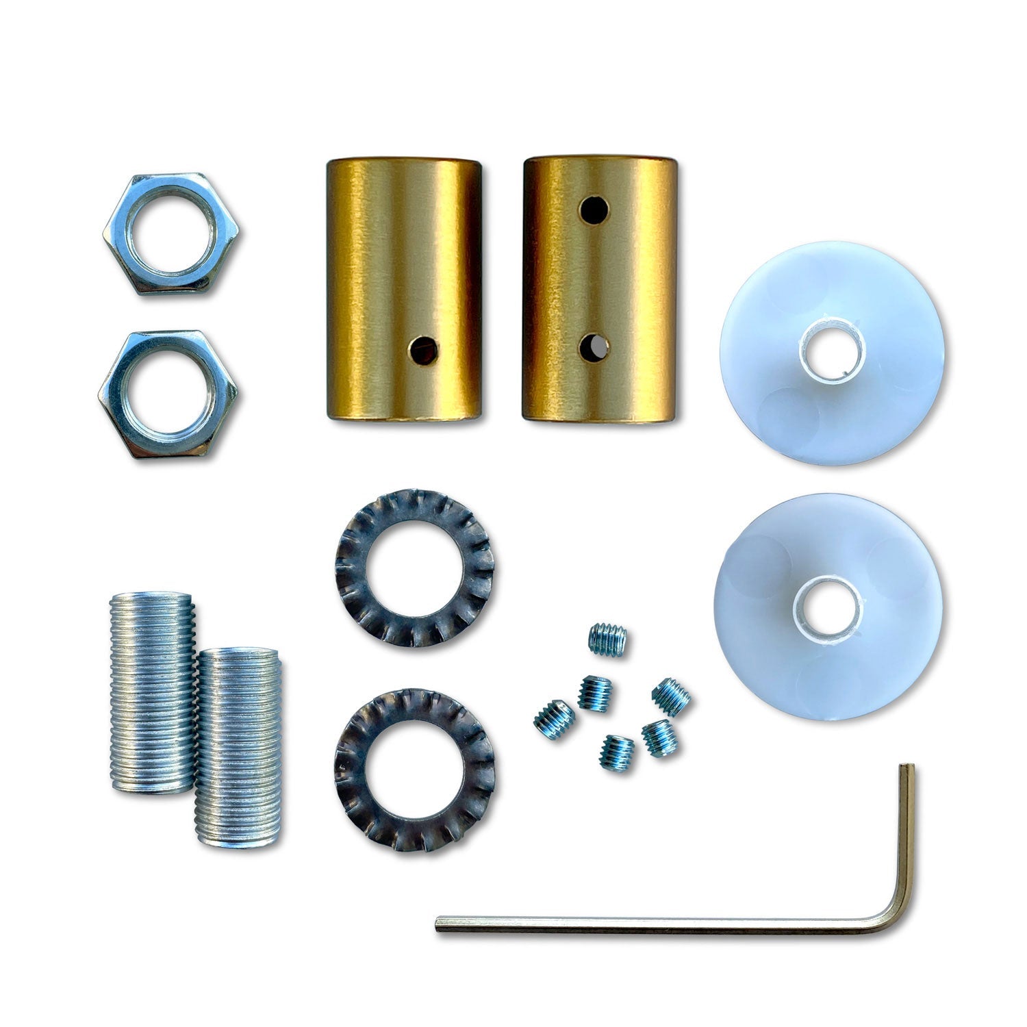 Kit Creative Flex tubo flessibile di estensione rivestito in tessuto RM19 Bordeaux con terminali metallici Bronzo satinato 30 cm