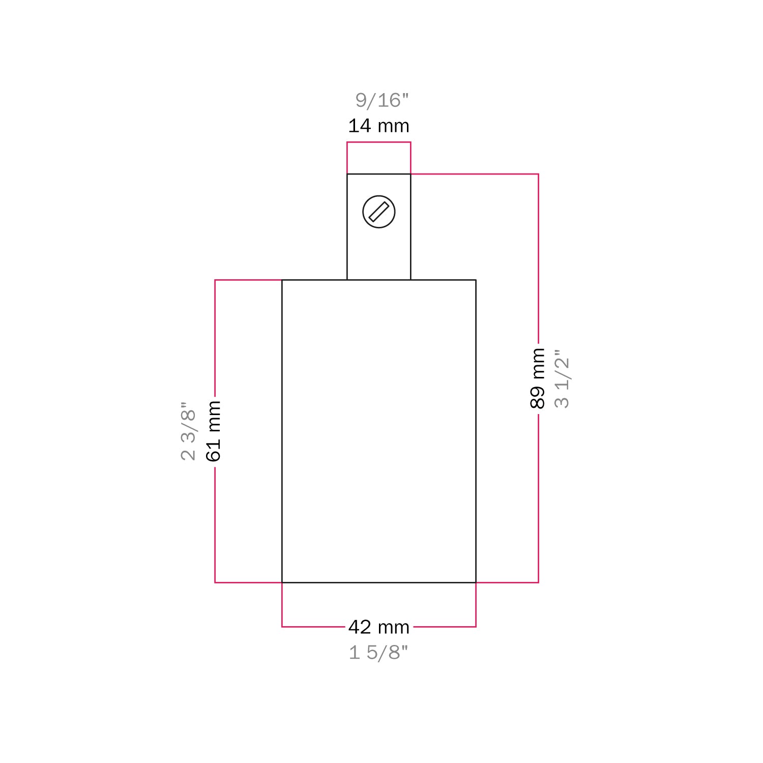 Kit portalampada E27 cilindrico in metallo - Cromo Cilindrico