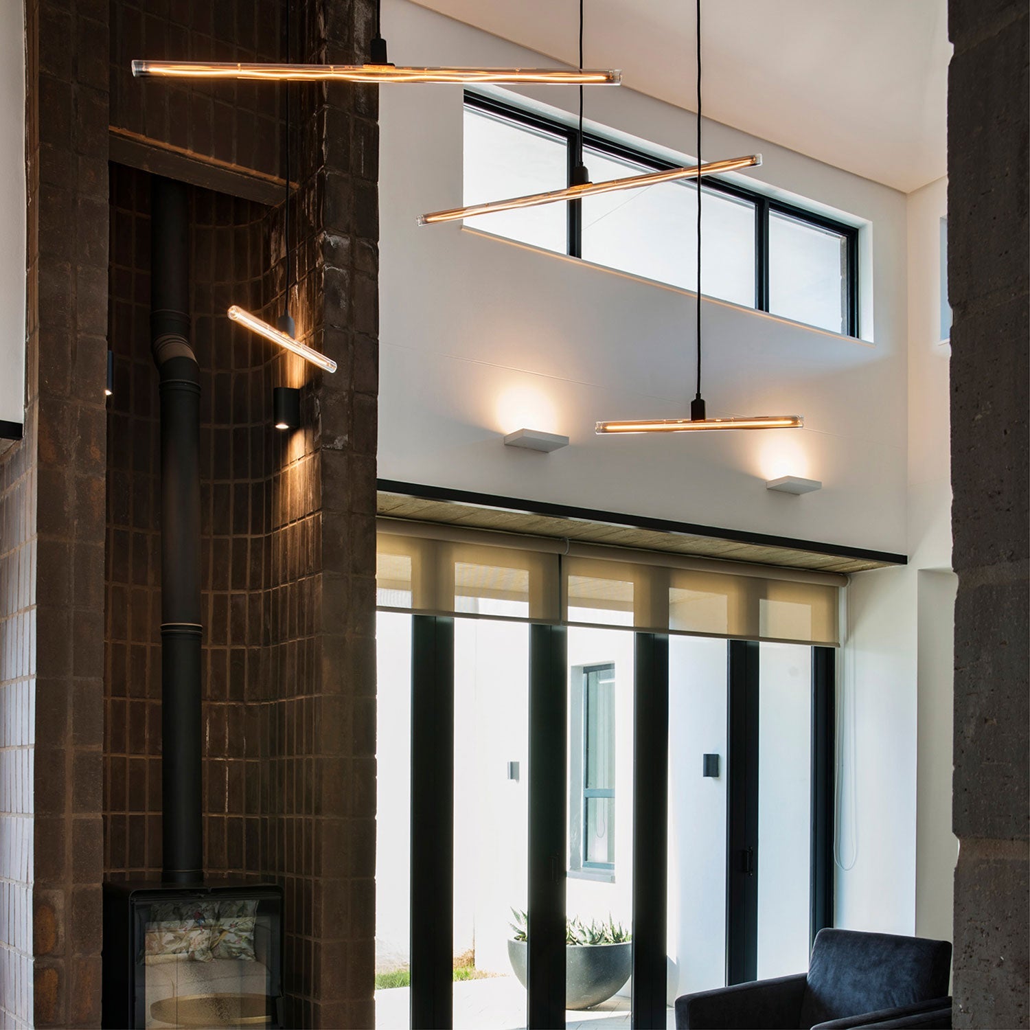 Kit portalampada esse14 per lampade a sospensione con attacco S14d - Effetto Green marble