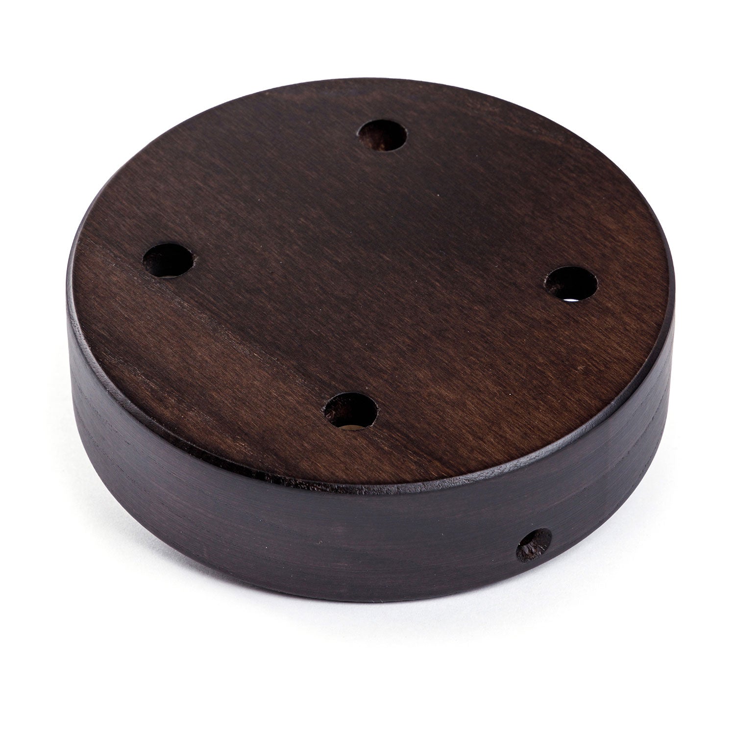 Kit rosone cilindrico in legno a 4 fori - Effetto Wengé