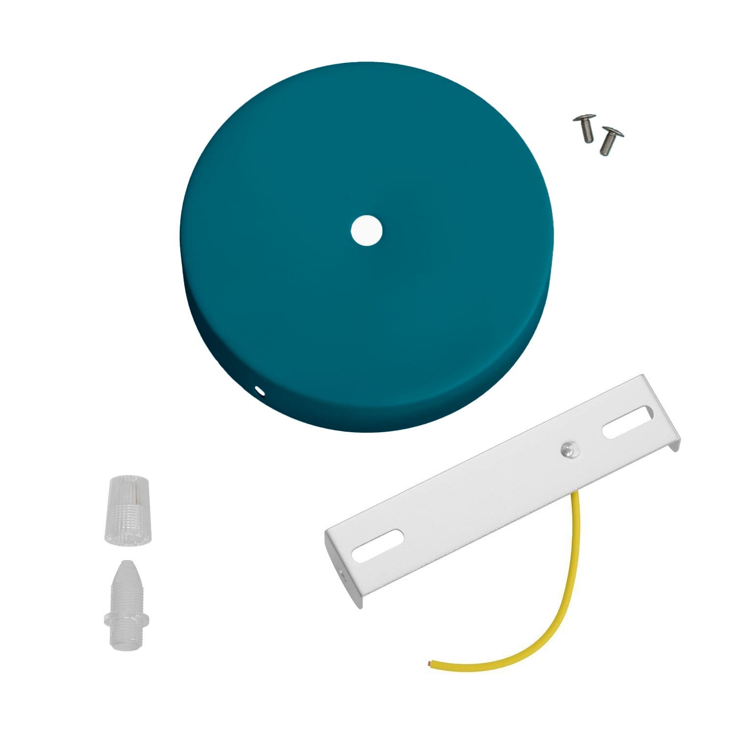 Kit rosone cilindrico in metallo - Petrolio