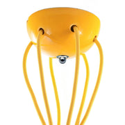 Kit rosone in ceramica a 6 fori - Giallo