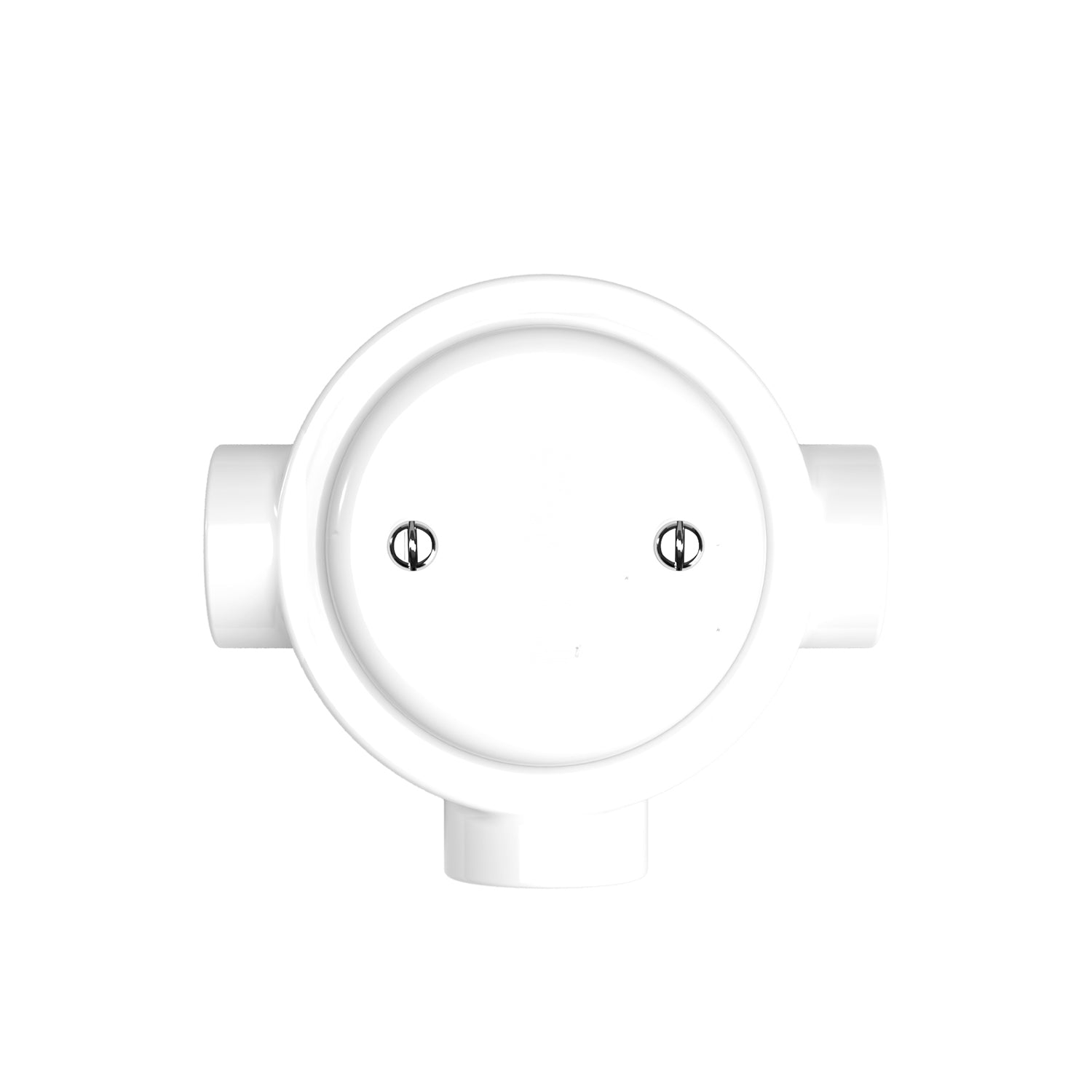 Kit scatola di derivazione e base per Creative-Tubes in porcellana - Bianco 3