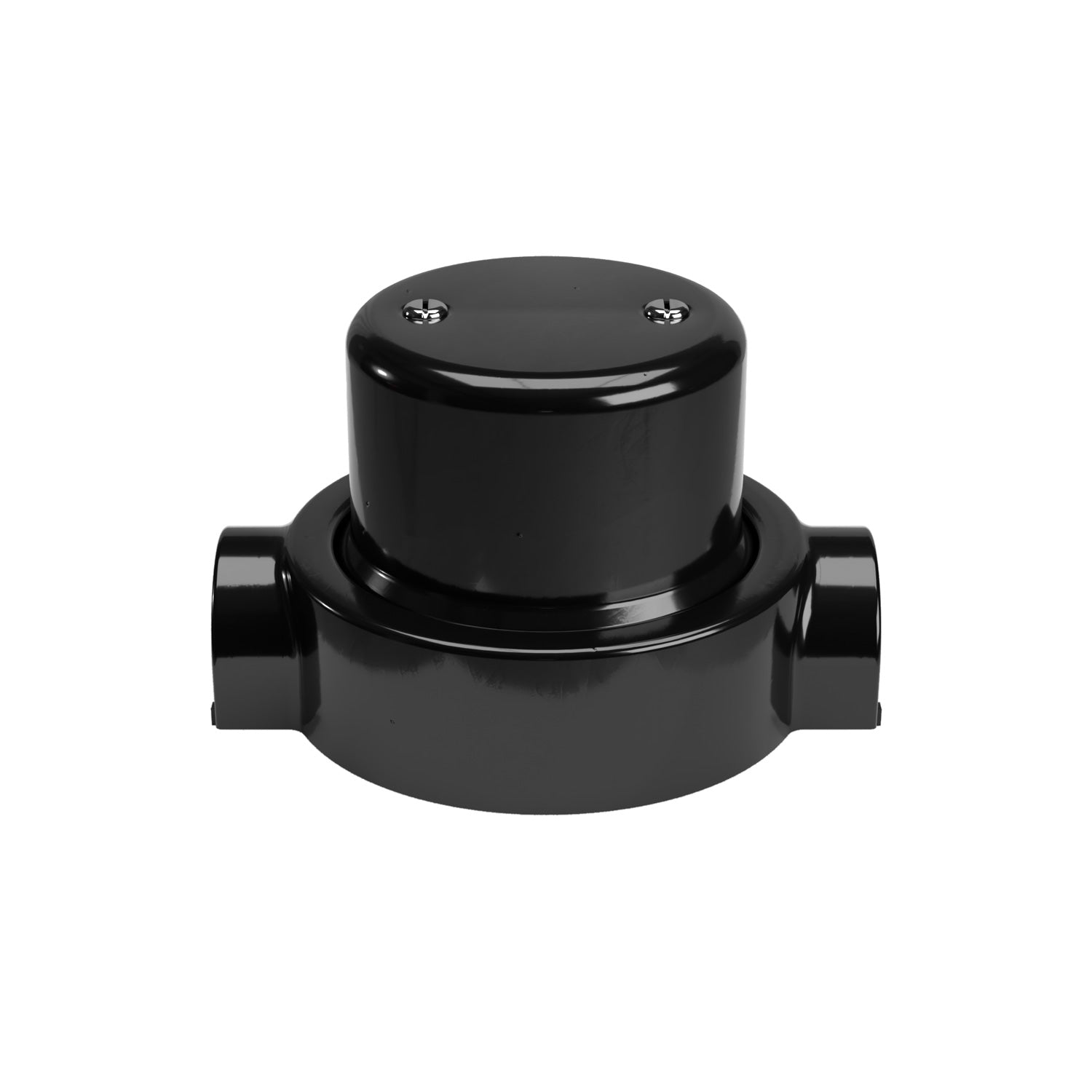 Kit scatola di derivazione e base per Creative-Tubes in porcellana - Nero 2 in linea