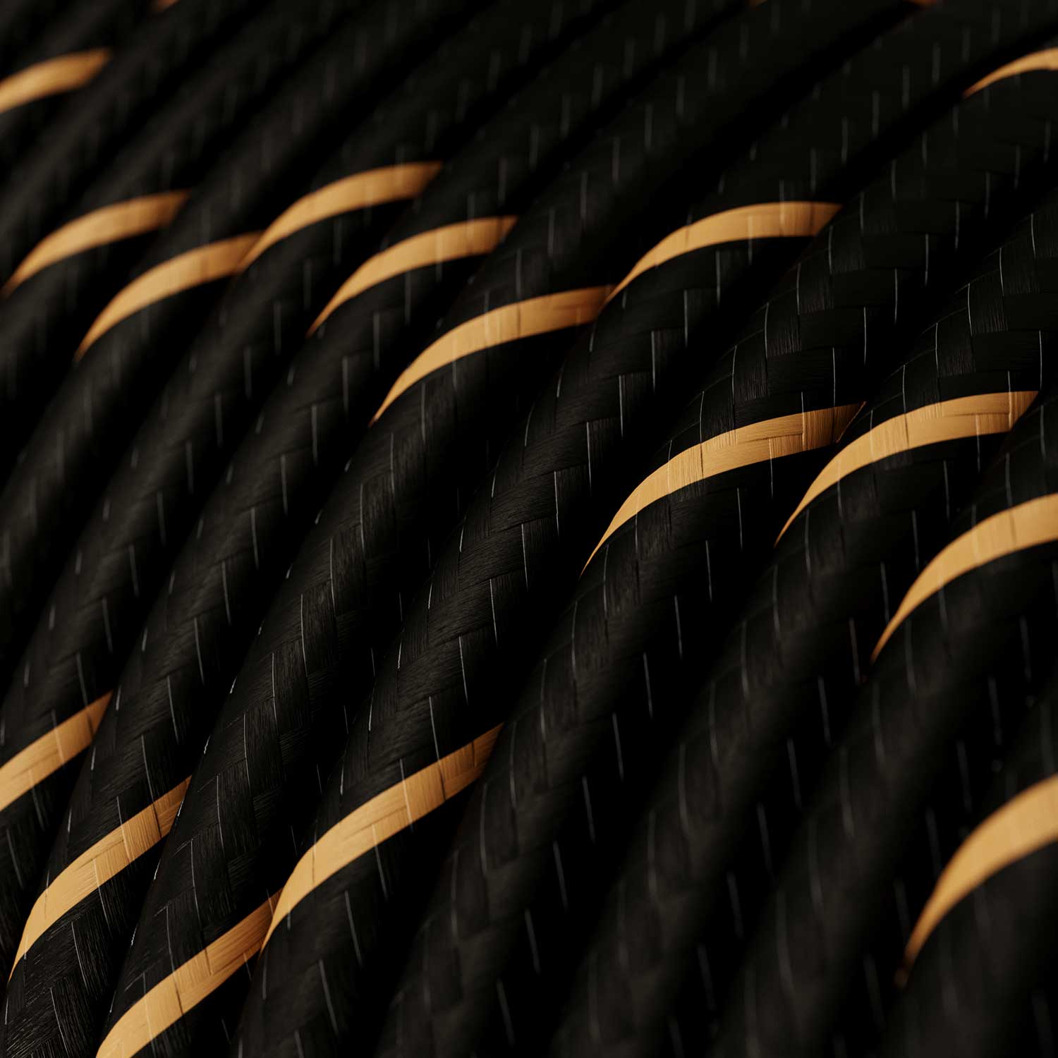Lampada a sospensione con paralume classico SHHANDELIER in materiale fonoassorbente - Nero melange