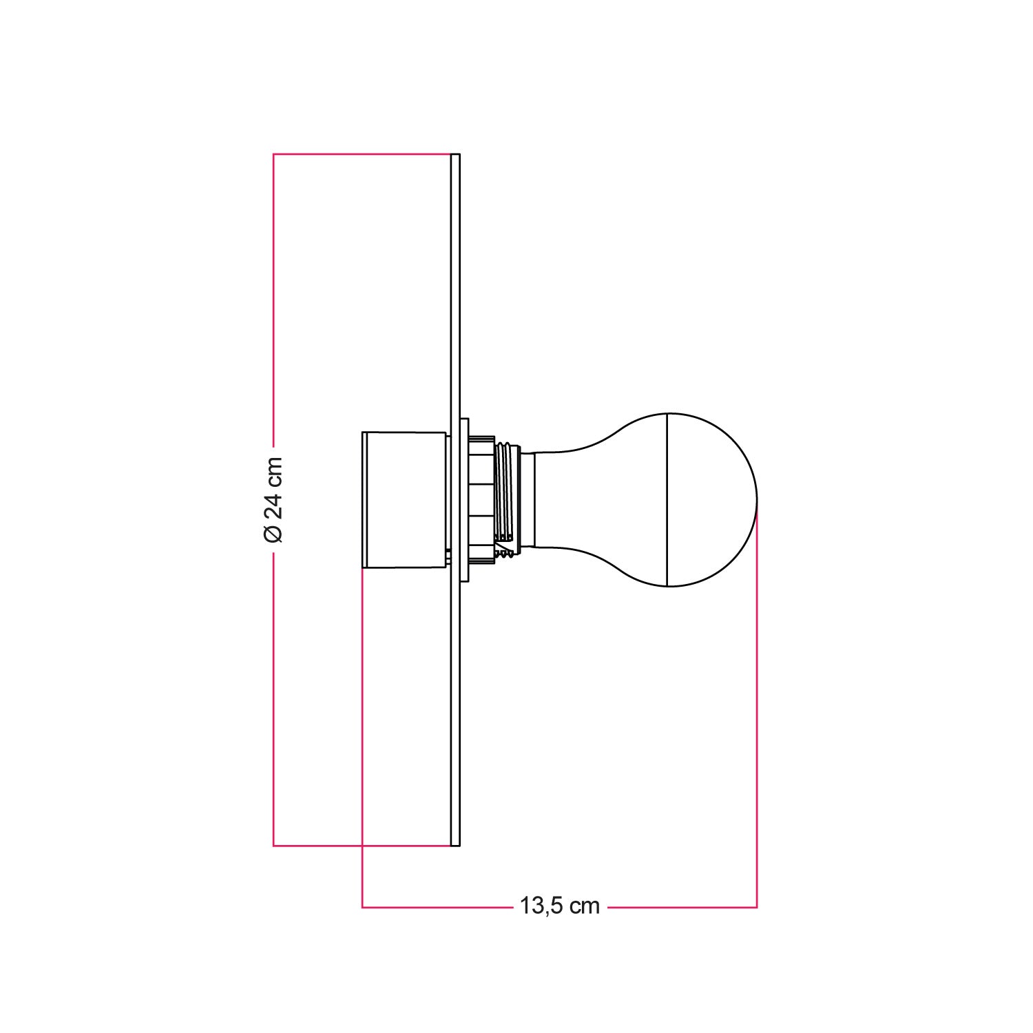 Lampada da parete o soffitto con paralume a disegni floreali 'Blossom Haven' Botanico Papaver - Waterproof IP44