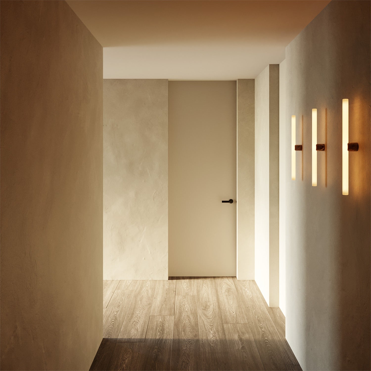 Lampada esse14 da parete o soffitto per lampadina LED S14d - Waterproof IP44 - Effetto Brown marble