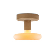 Lampada Fermaluce in legno con lampadina Dash - Neutro