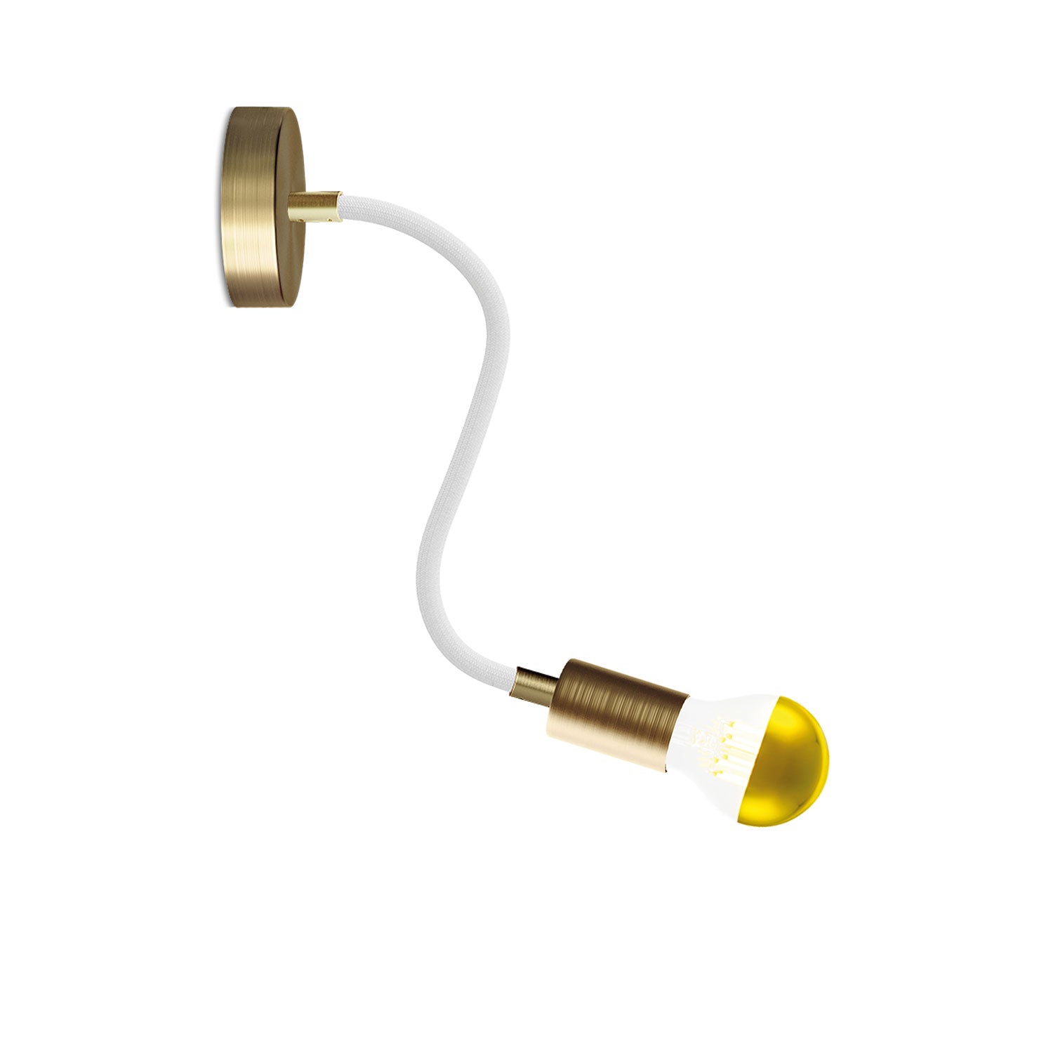 Lampada Flex 30 con lampadina Goccia - Bronzo satinato
