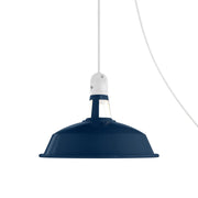 Lampada portatile da esterno Snake con paralume Harbour, 5 m cavo tessile, portalampada IP65 waterproof - Petrolio