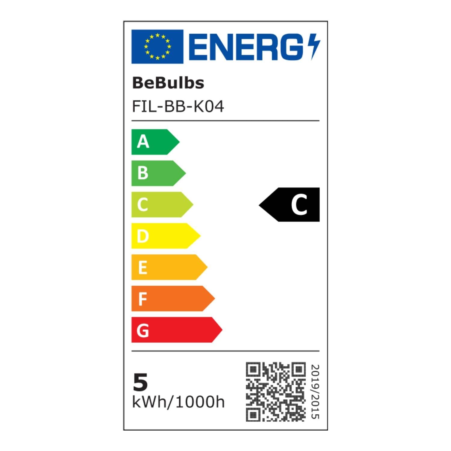 Lampadina LED Maria G125 4,8W 806Lm E27 2700K Dimmerabile - Giallo
