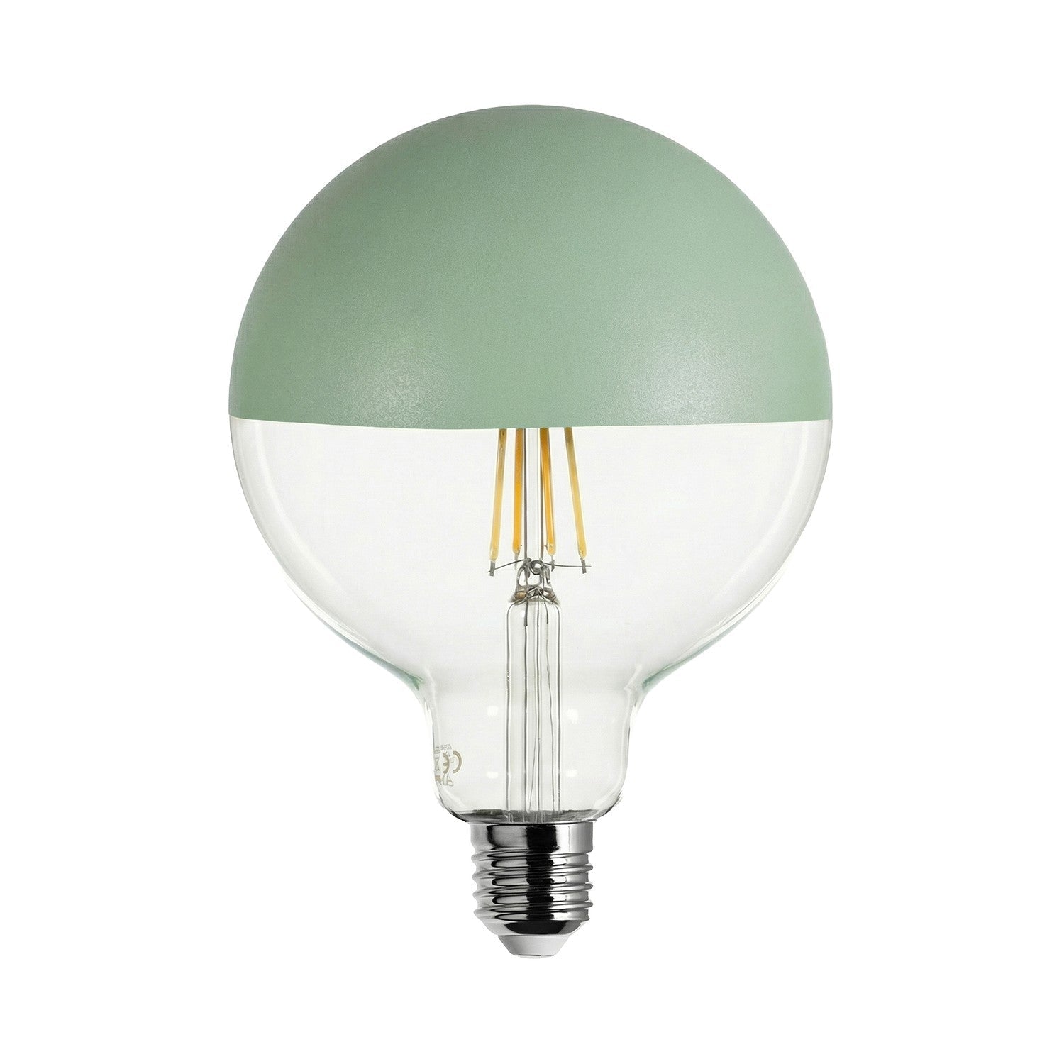Lampadina LED Maria G125 4,8W 806Lm E27 2700K Dimmerabile - Verde - Creative Cables