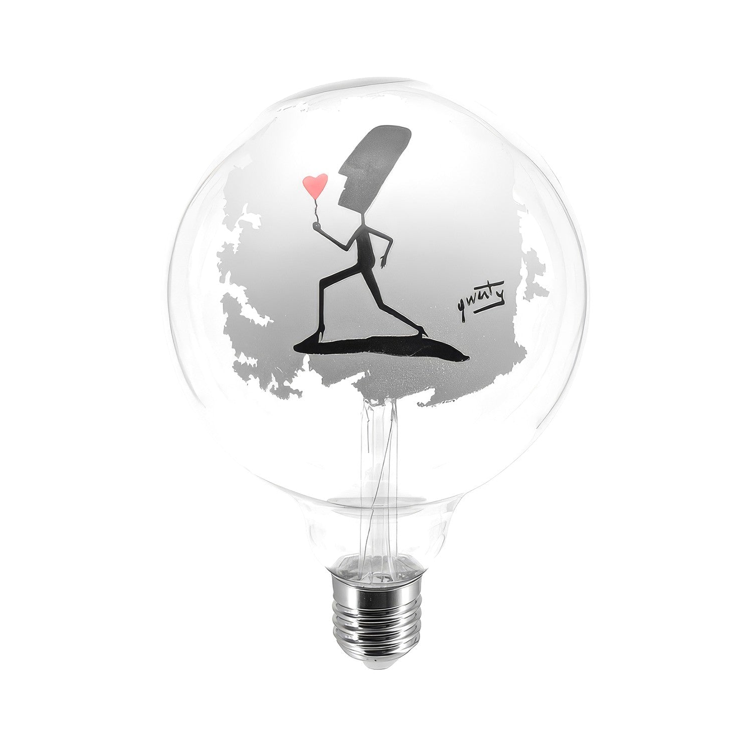 Lampadina LED Tattoo Flower G125 4,5W 470Lm E27 2700K Dimmerabile