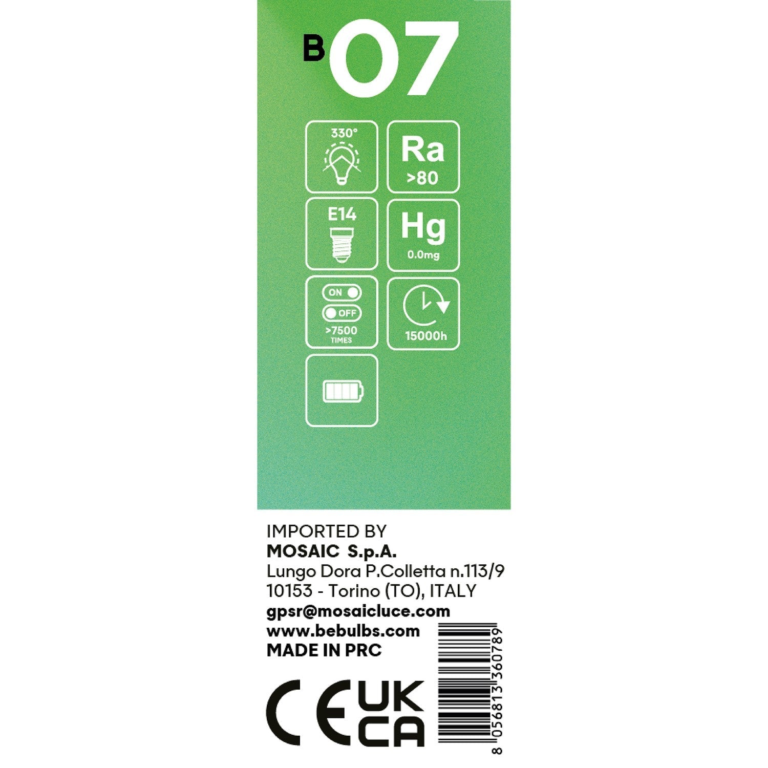 Lampadina LED Trasparente Linea 5V Tubolare T25 1,8W 160Lm E14 2500K Dimmerabile - B07