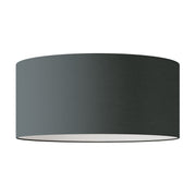 Paralume Cilindro XXL in tessuto con attacco E27 - Made in Italy - Teletta Grigio Scuro