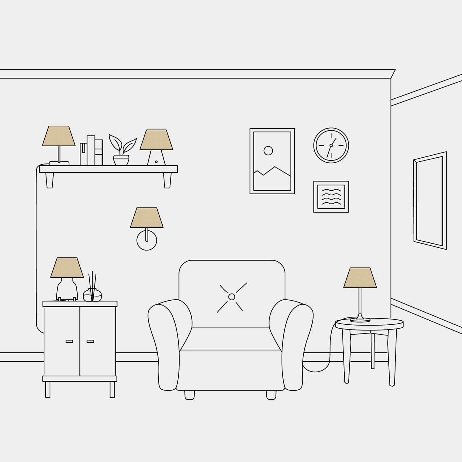 Paralume Impero con attacco E27 per lampada da tavolo o applique - Made in Italy - Juta naturale