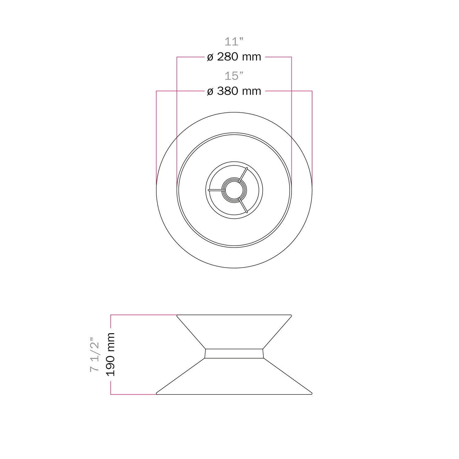 Paralume in tessuto Clessidra Cinette aragosta - Made in Italy Arenal sabbia