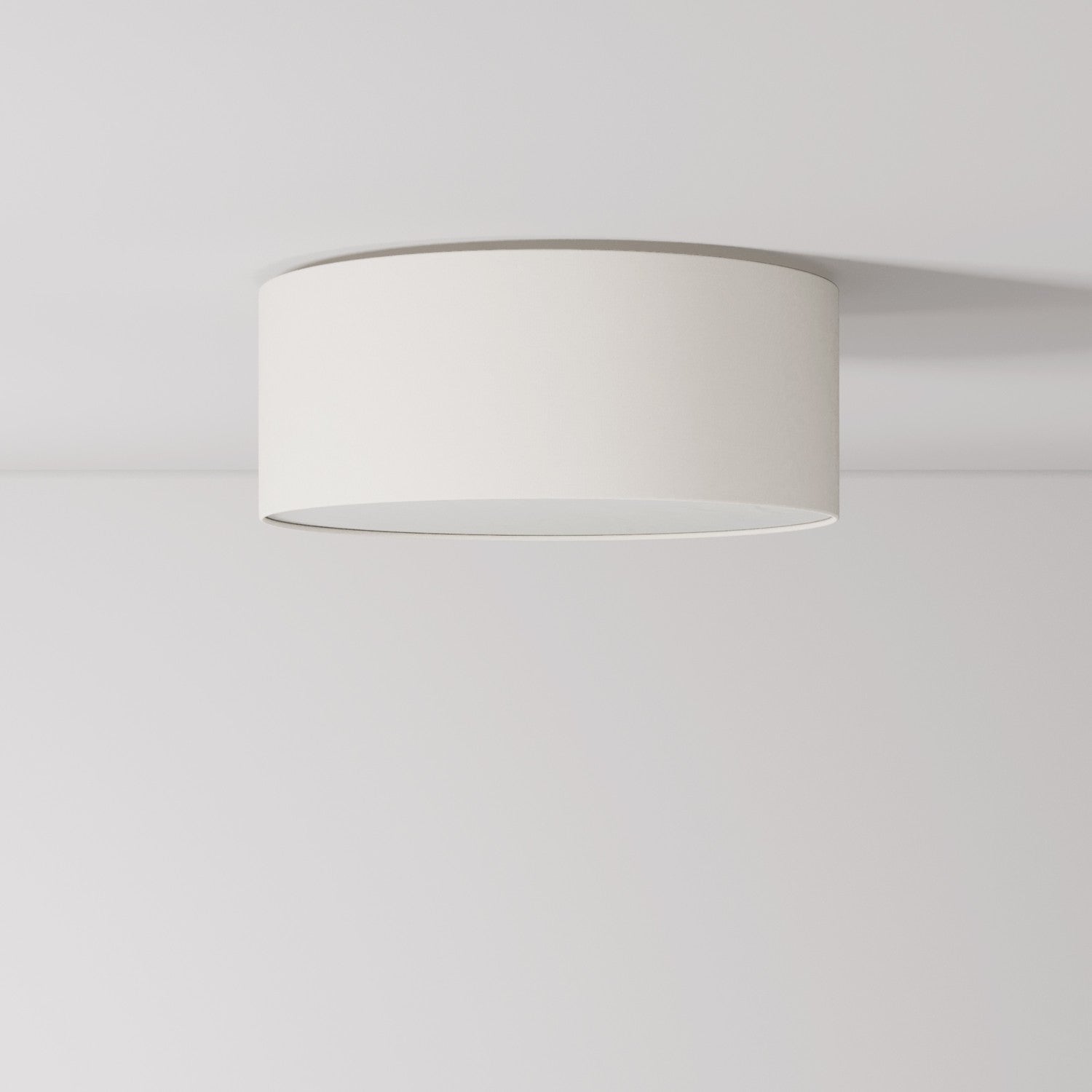 Plafoniera in tessuto Small Arenal sabbia - Made in Italy